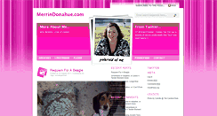 Desktop Screenshot of blog.merrindonahue.com